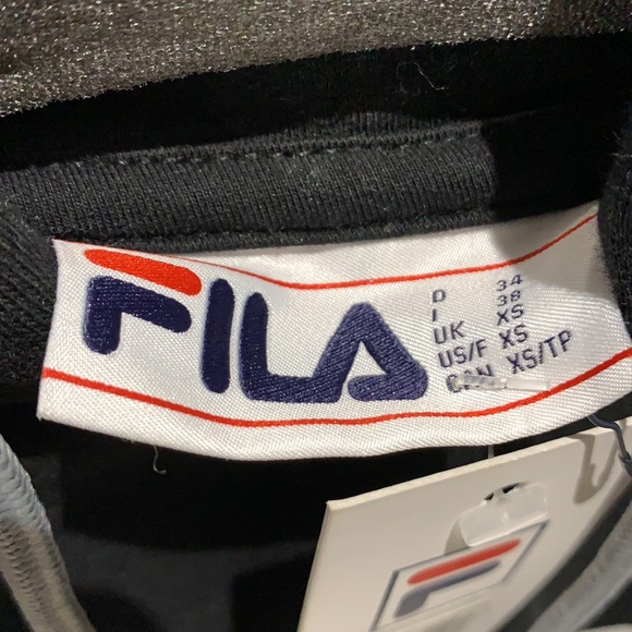Fila Cropped Sweatshirt with Hood - Picture 5 of 6